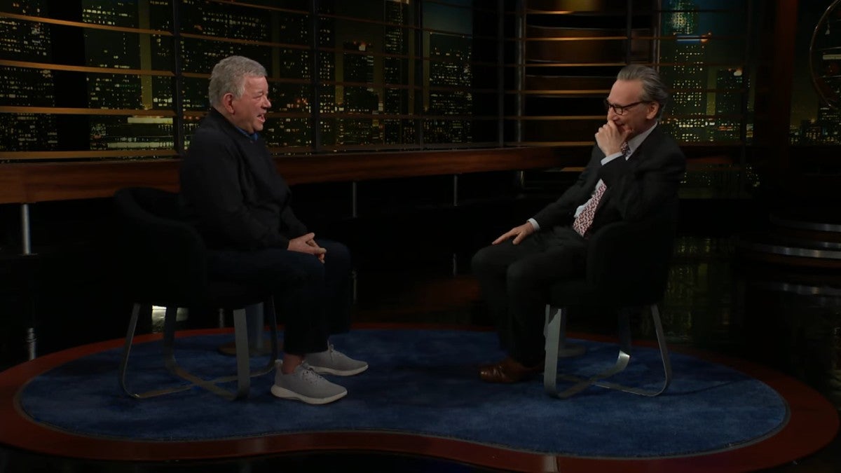 William Shatner Tells Bill Maher It's OK to Say His Age, 'But When They Clap…'