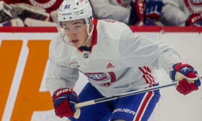 Canadien-Red Wings | Première impression réussie pour Lane Hutson