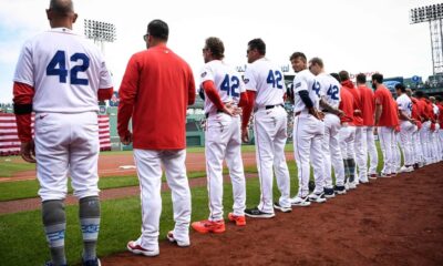 [EN PHOTOS] Journée Jackie-Robinson dans le baseball majeur: tous avec le numéro 42