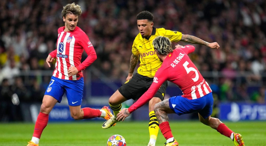 Atletico Madrid beats Dortmund in first leg of Champions League quarters