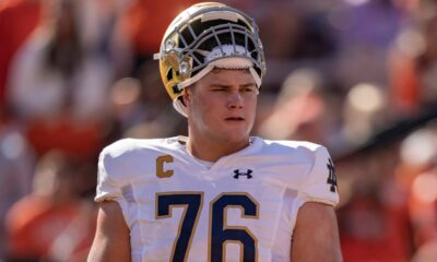 Chargers Offensive Tackle Joe Alt Notre Dame Pick No. 5