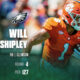 Eagles select Will Shipley with the 127th overall pick