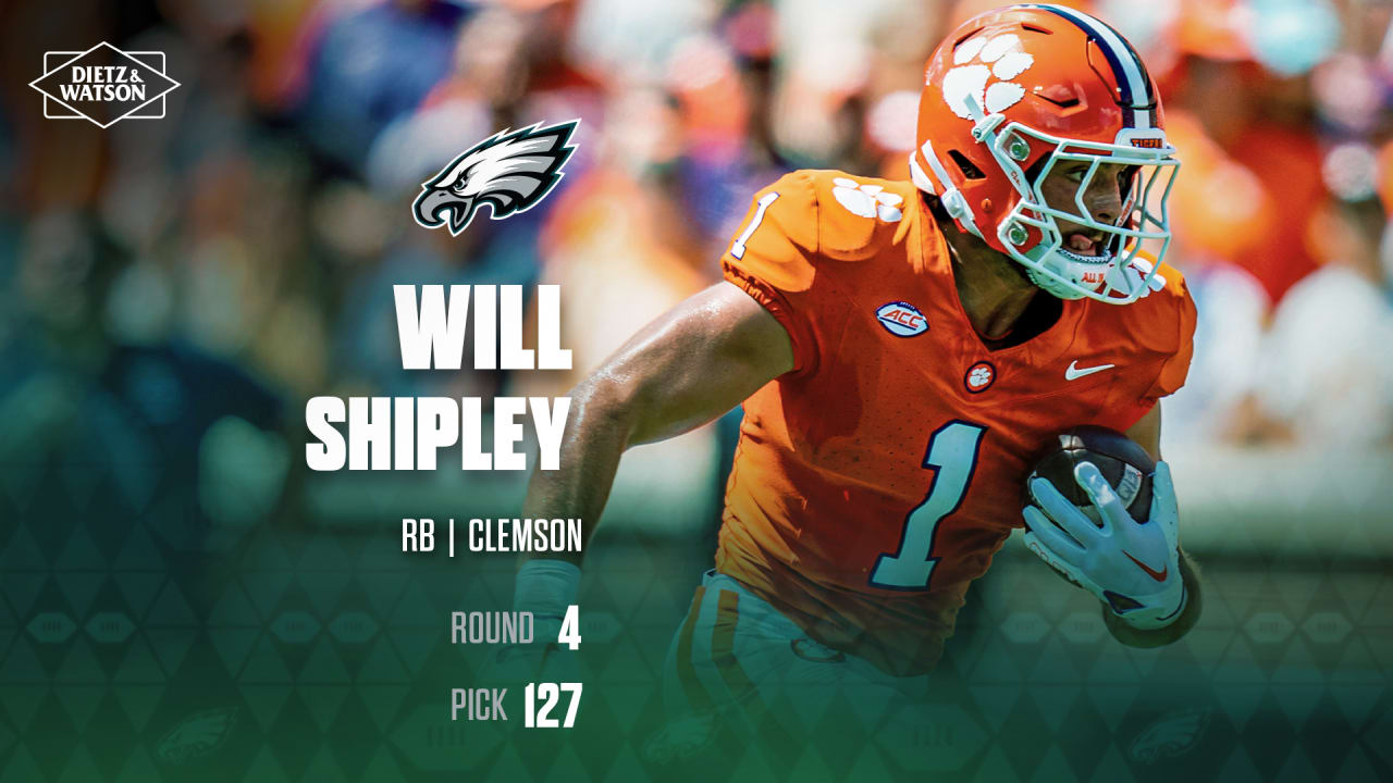 Eagles select Will Shipley with the 127th overall pick