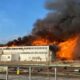 Fire destroys old Edmonton airport hangar