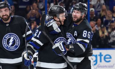 Kucherov becomes 5th player in NHL history to get 100 assists in season