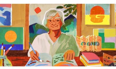 Lebanese-American Artist Etel Adnan Honored With Google Doodle