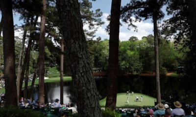 Masters 2024 live updates: Weather delays opening round at Augusta National, odds, picks, tee times and more