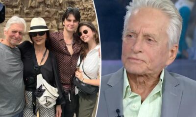 Michael Douglas jokes he and Catherine Zeta-Jones 'seduce' their kids with vacations