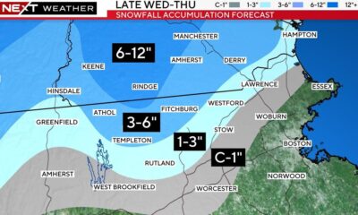 Snow, rain, sleet all part of long duration storm forecast across Massachusetts Wednesday into Thursday