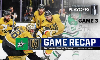 Stars win Game 3 in OT, cut Golden Knights’ lead in West 1st Round