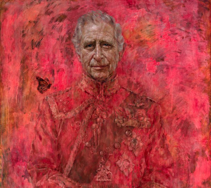 New King Charles Portrait Sparks Backlash for ‘Blood-Red’ Palette