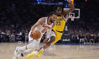 Brunson scores 43, rallies Knicks to 121-117 win over Pacers in Game 1 of Eastern Conference semis