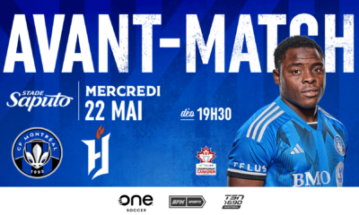 CF Montréal takes on Forge FC at Stade Saputo