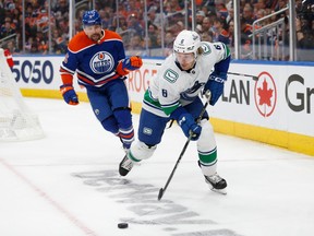 brock boeser canucks vs oilers