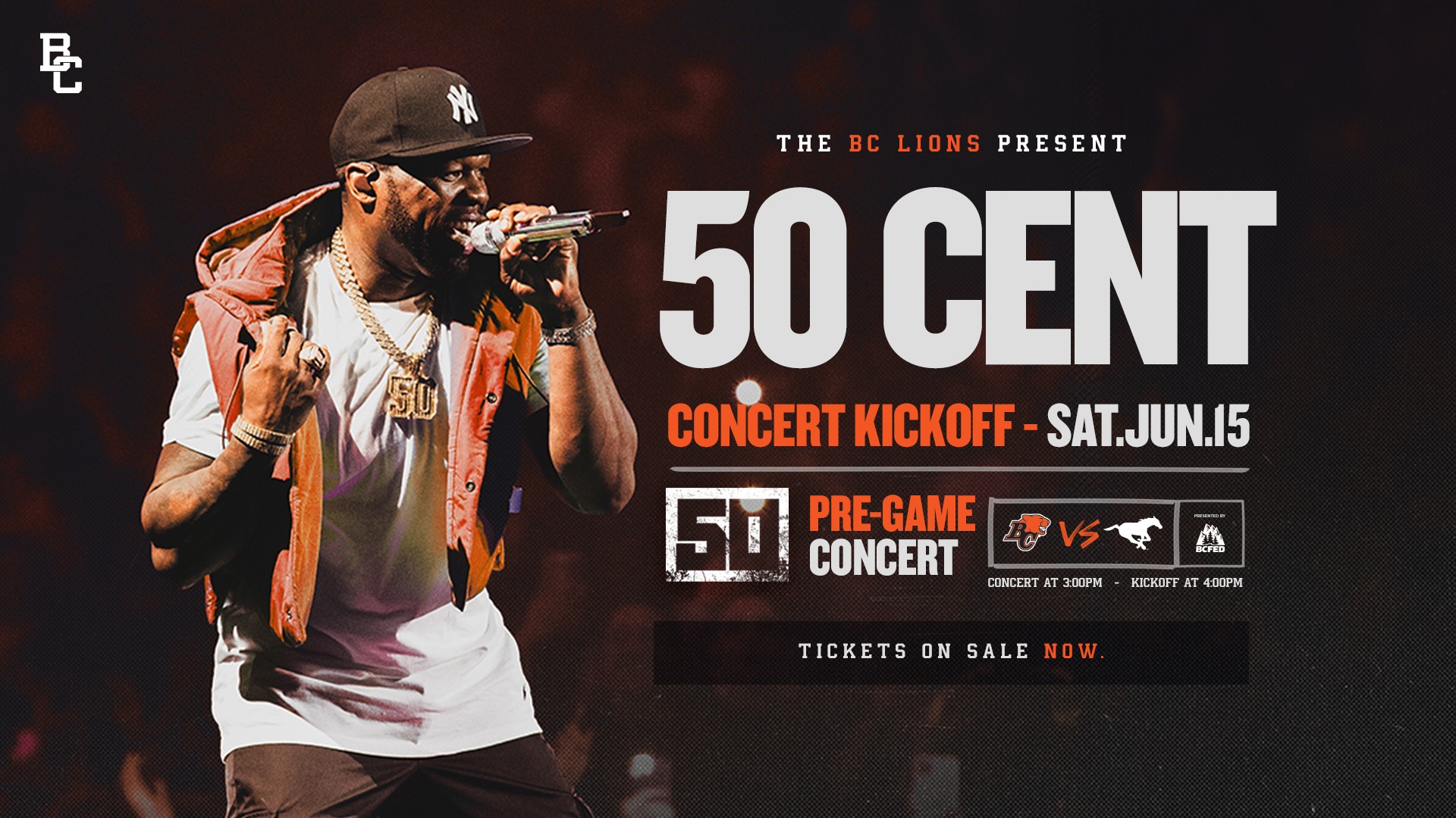 Grammy & EmmyAward Winner 50 Cent To Rock Concert Kickoff