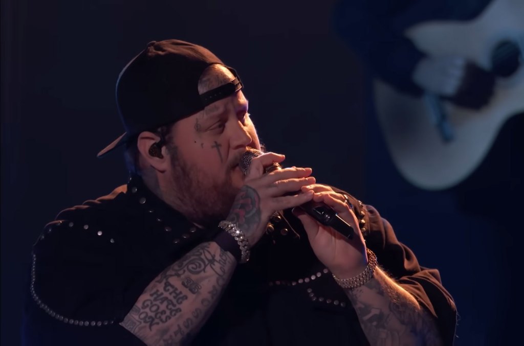 Jelly Roll Performs New Song 'I Am Not OK' on 'The Voice' Finale: Watch
