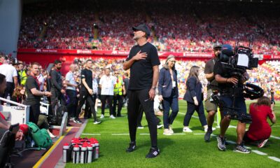 Jurgen Klopp signs off with win in emotionally charged final match as Liverpool manager