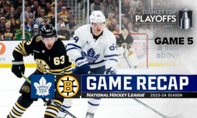 Maple Leafs top Bruins in OT, stay alive with Game 5 win