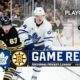 Maple Leafs top Bruins in OT, stay alive with Game 5 win