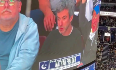 Nathan Fielder Was a Pouty Canuck at Playoff Game 5