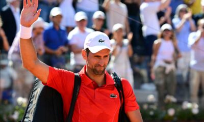 Novak Djokovic lost to Alejandro Tabilo on Sunday in Rome.