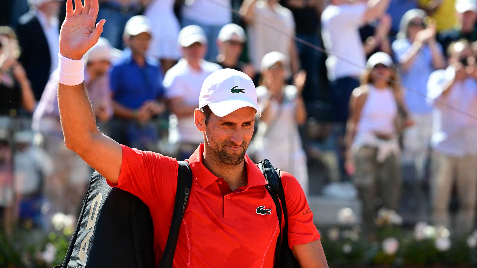 Novak Djokovic lost to Alejandro Tabilo on Sunday in Rome.