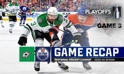 Robertson hat trick powers Stars past Oilers in Game 3