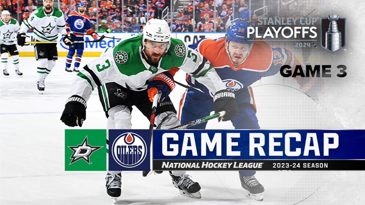 Robertson hat trick powers Stars past Oilers in Game 3