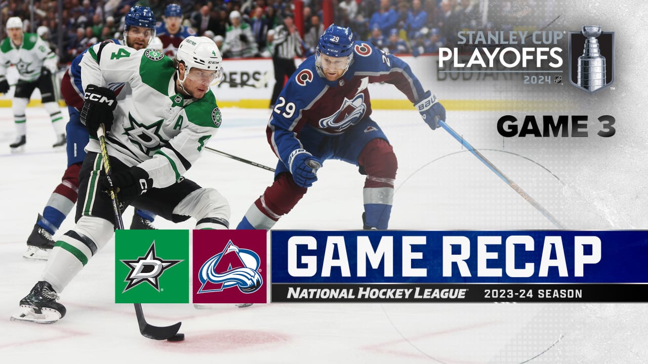 Stars defeat Avalanche in Game 3, take lead in Western 2nd Round