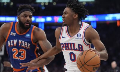 Tyrese Maxey saves Sixers from elimination with huge finish in OT win that cuts Knicks’ lead to 3-2