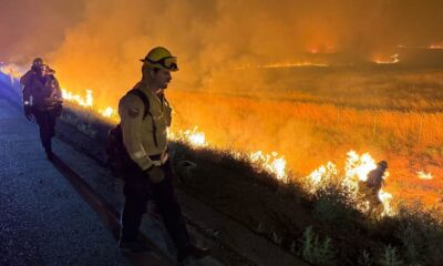 California's Corral Fire growth escalates prompting evacuations, firefighter injured