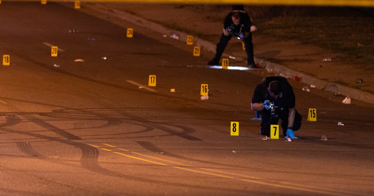 24 shot, 1 dead in street party shooting in Akron