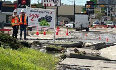 Water main break in northwest Calgary triggers Alberta Emergency Alert, supply in critical state