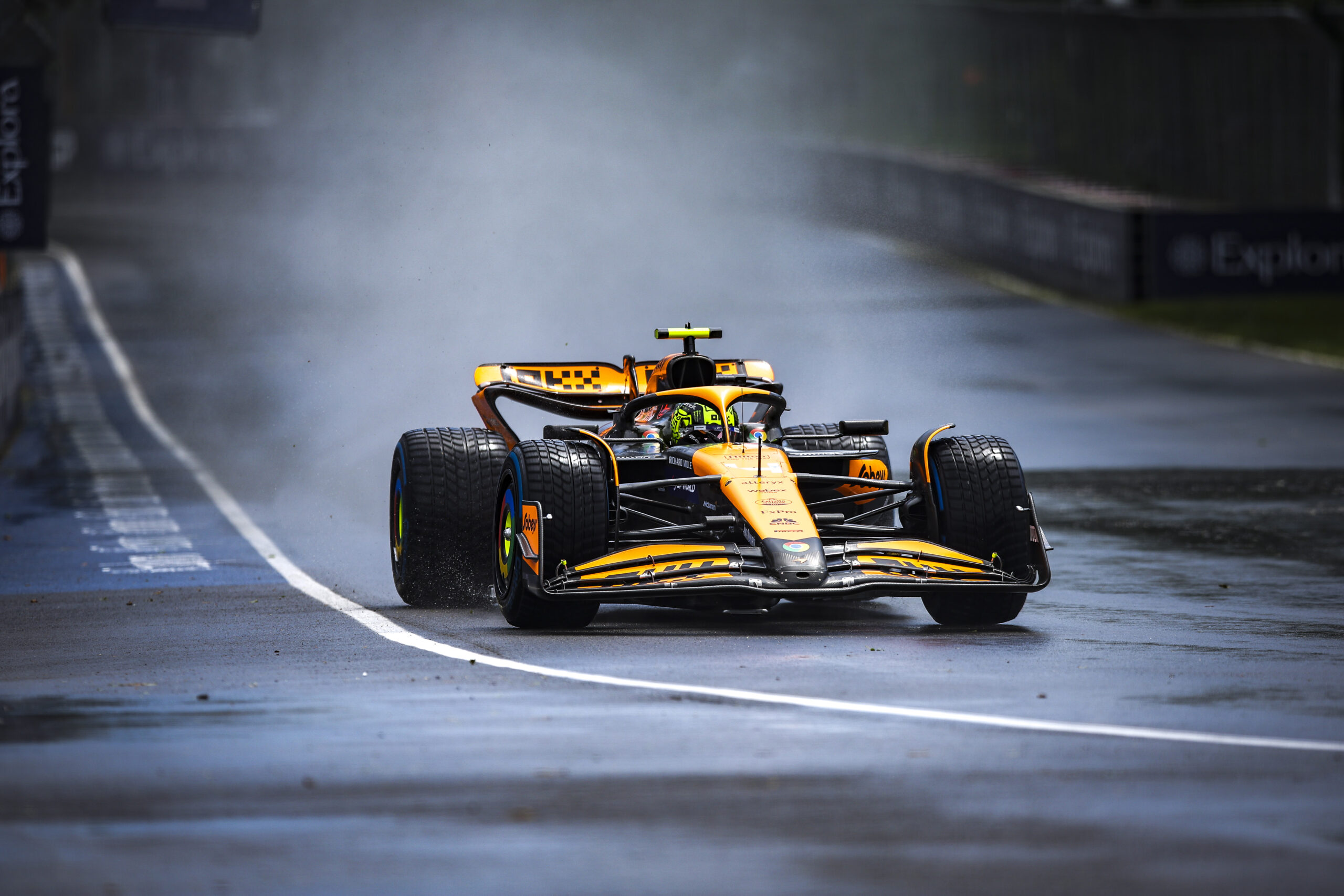 F1 – Norris heads rain-affected first practice session in Montréal 