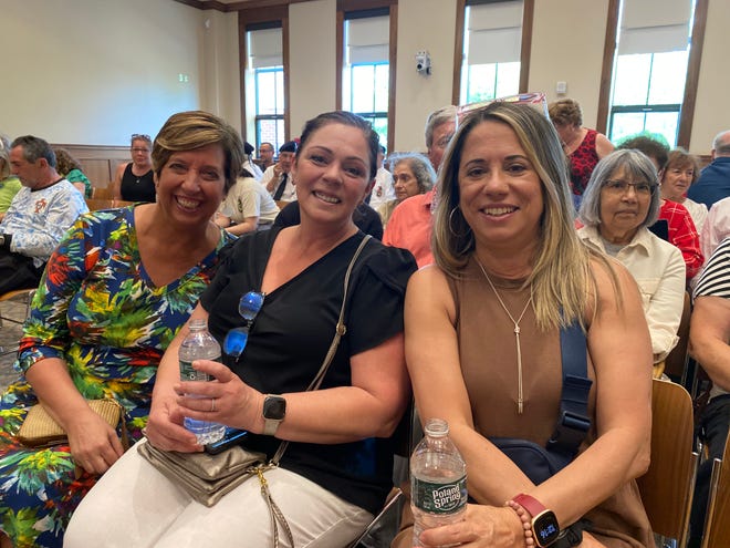 Maria Bartolomeu, Judie Brum DeSa and Lisa Mellen attend Taunton's Day of Portugal ceremony on Saturday, June 8 2024.