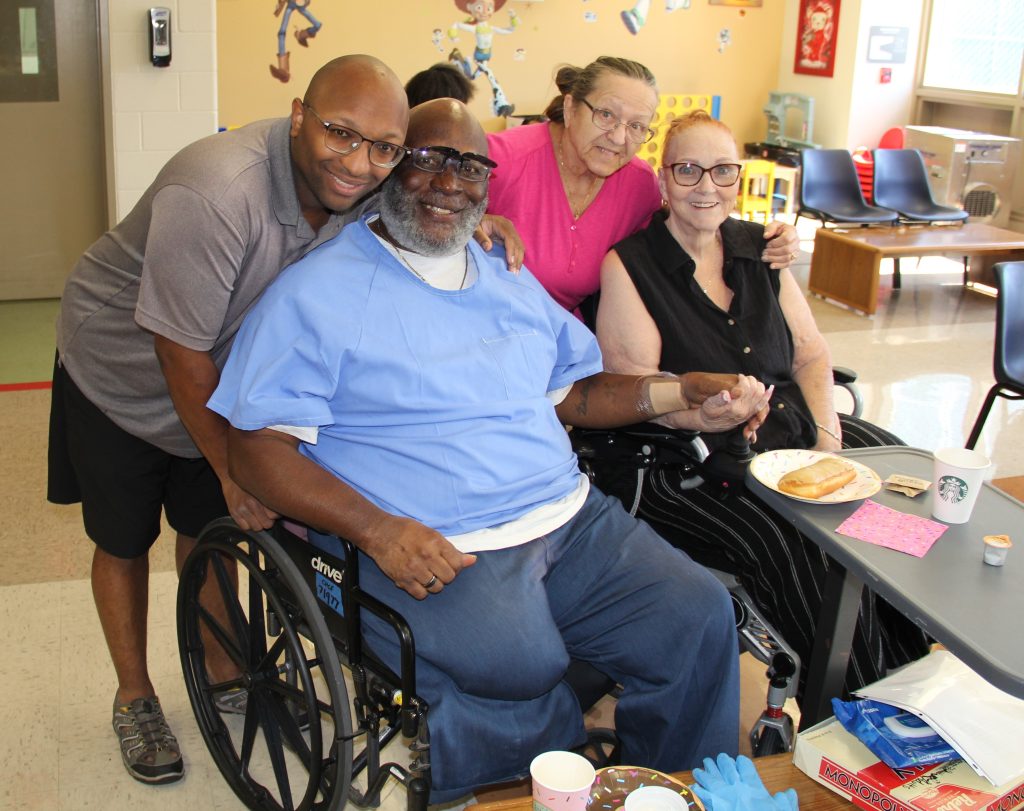 CHCF visiting hosts first Donuts with Dads event.