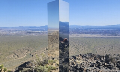 Mystery monolith appears in Las Vegas -- again