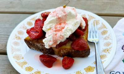 Superabundant dispatch: Strawberry-linden blossom compote with vanilla-buttermilk shortcake and this week’s news nibbles