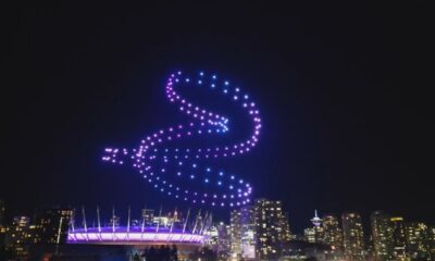 Vancouver gets first-ever public drone show at Dragon Boat Festival