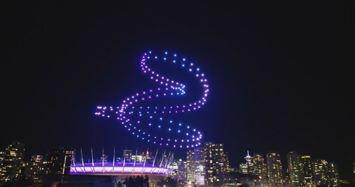 Vancouver gets first-ever public drone show at Dragon Boat Festival