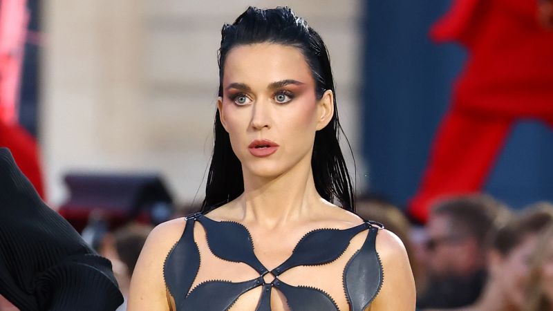 Katy Perry reinvigorates the naked dress trend at Vogue World in Paris