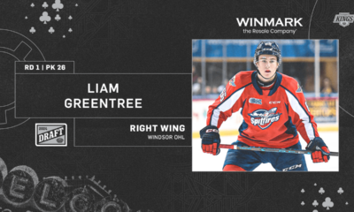 LA Kings Select Forward Liam Greentree with 26th Pick in 2024 NHL Draft