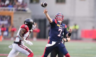 Montreal Alouettes crush Ottawa Redblacks after unveiling Grey Cup championship banner