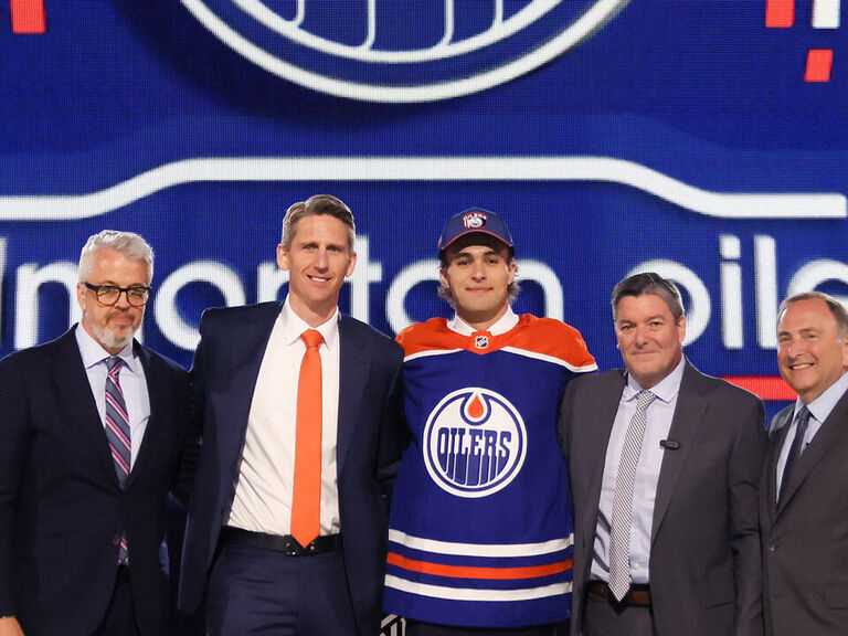 Oilers trade up to draft Sam O'Reilly with last pick of 1st round