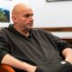 Sen. John Fetterman (D-Penn.) speaks with USA TODAY in his office at the U.S. Capitol Thursday, May 2, 2024.