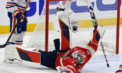 Sergei Bobrovsky stones Edmonton Oilers in Game 1 of Cup Final - Edmonton