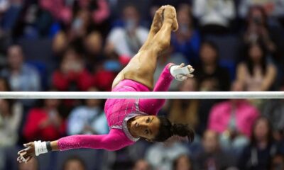 Simone Biles at US gymnastics Olympic trials results, highlights