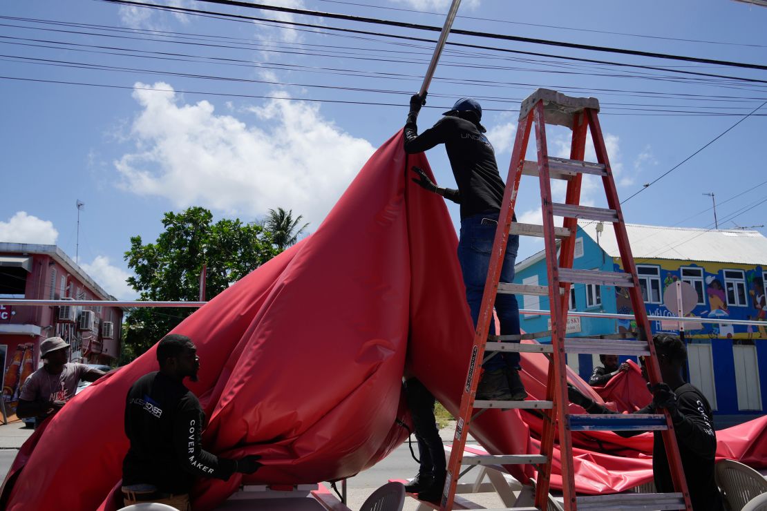 Barbados Prime Minister Mia Amor Mottley urged non-essential businesses to close Sunday evening.