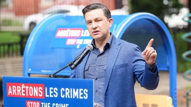 Pierre Poilievre calls supervised consumption sites 'drug dens'