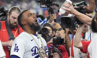 Teoscar Hernández beats Bobby Witt Jr. to win MLB Home Run Derby title in Arlington